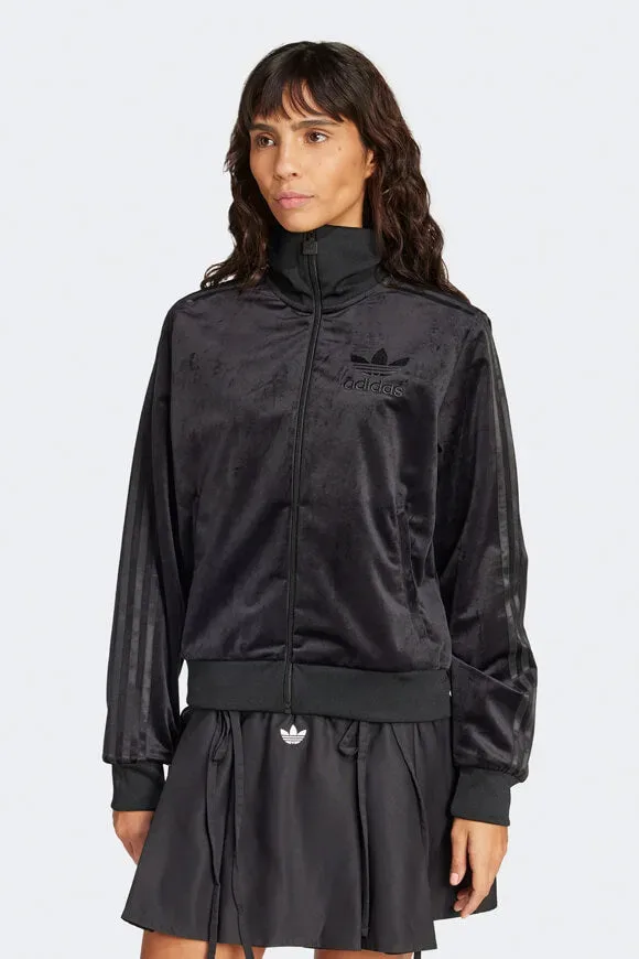 Adidas Originals Samt Jacke - Black S Damen