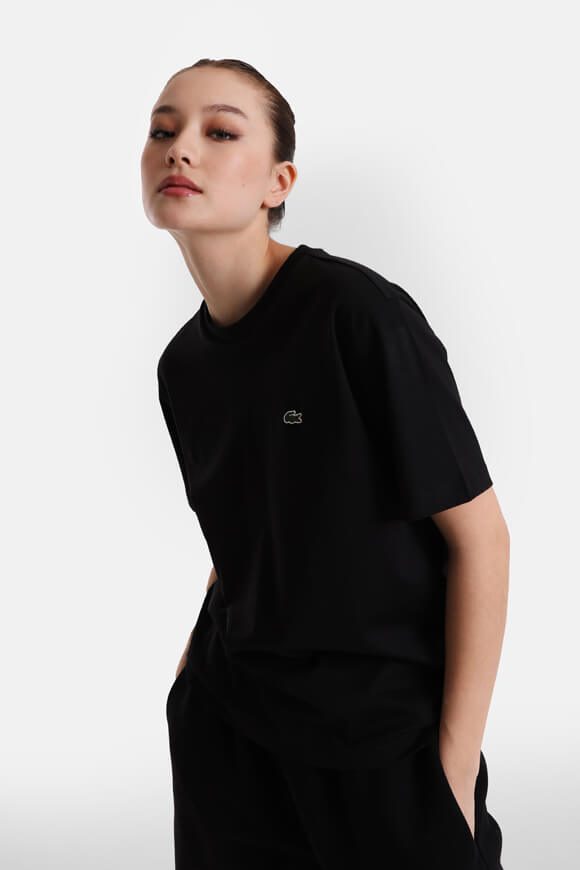 Lacoste - T-Shirt, für Damen, Black, Größe 36