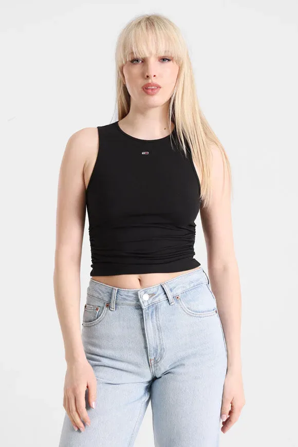 Tommy Jeans Tanktop - Black M Damen