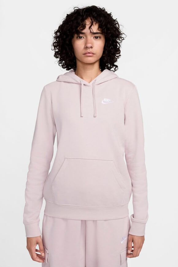 Nike Sportswear Club Fleece Kapuzensweatshirt - Platinum Violet S Damen
