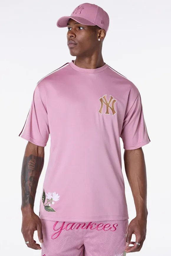 New Era MLB Floral Oversize T-Shirt - Old Rose S Herren