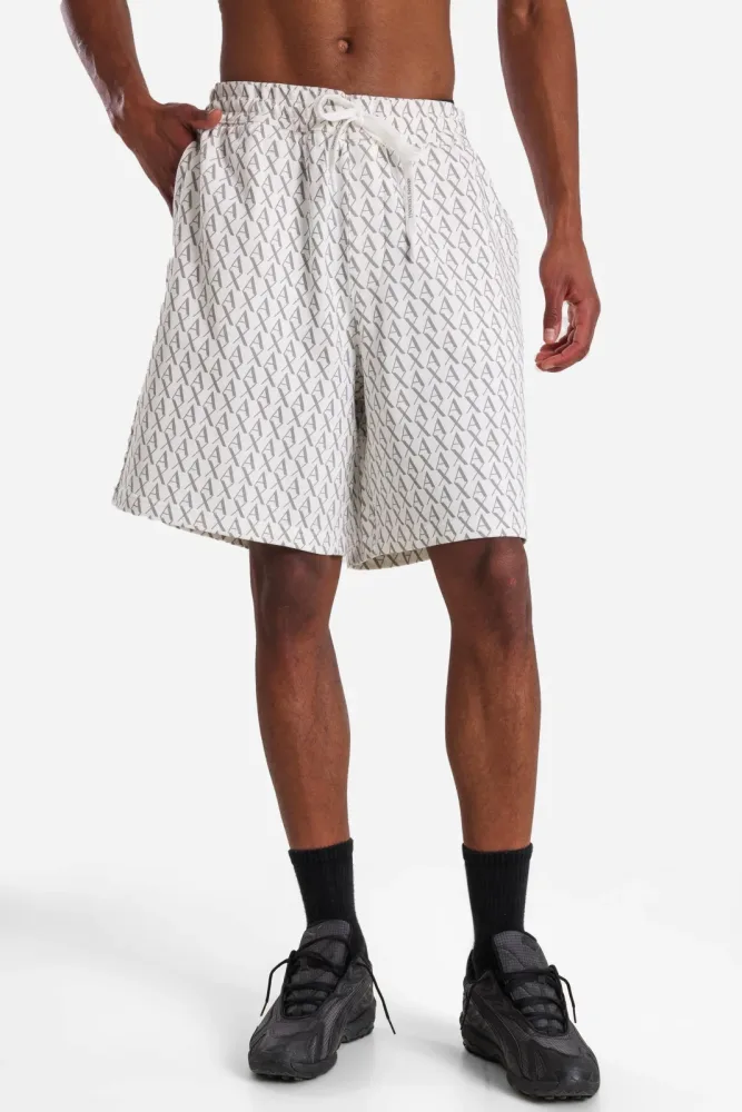 Armani Exchange Sweatshorts - Offwhite + Ash L Herren