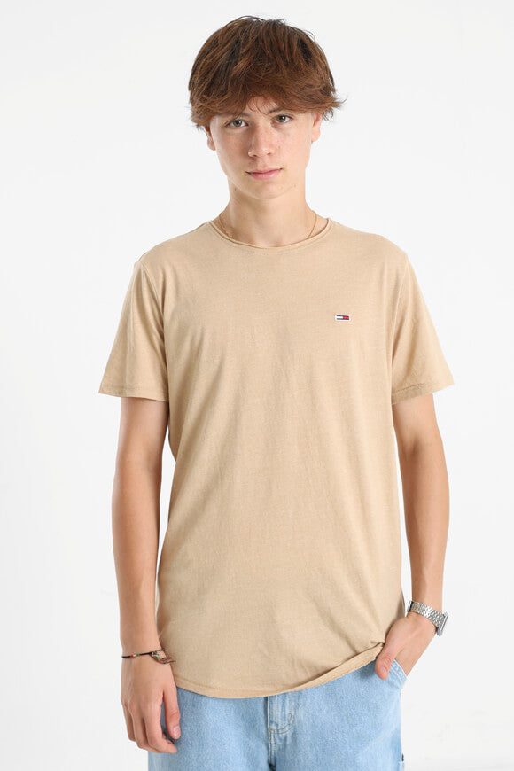 Tommy Jeans Jaspe T-Shirt - Gentle Gold L Herren
