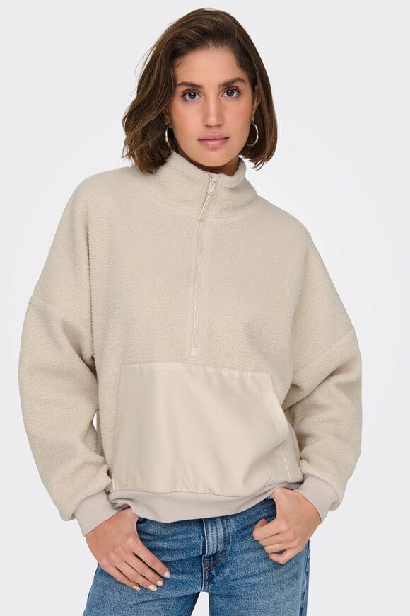 Only Lia Teddy Sweater - Birch S Damen