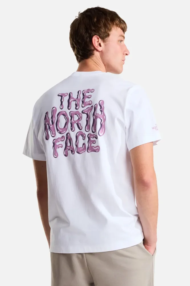 The North Face Drip Logo T-Shirt - White L Herren