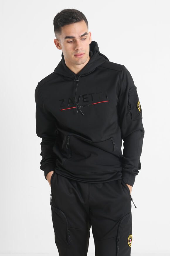 Zavetti Canada Daletto Kapuzenshirt - Jet Black M Herren