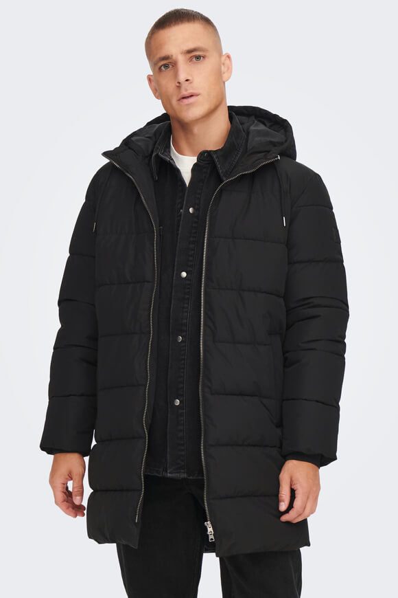 Only & Sons Puffermantel - Schwarz S Herren