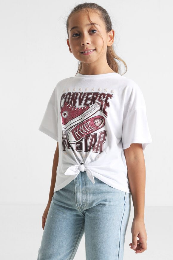 Converse GFX Boxy T-Shirt - White L Kids