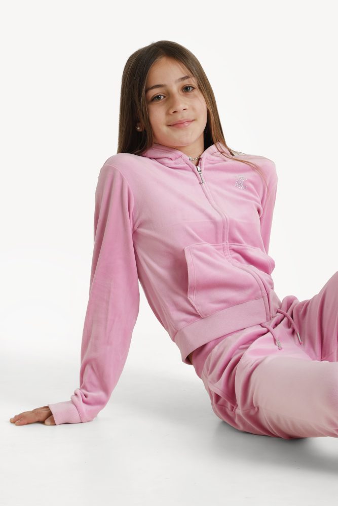 Juicy Couture Samt Jacke - Pinky Lilac Chiffon 12 Kids