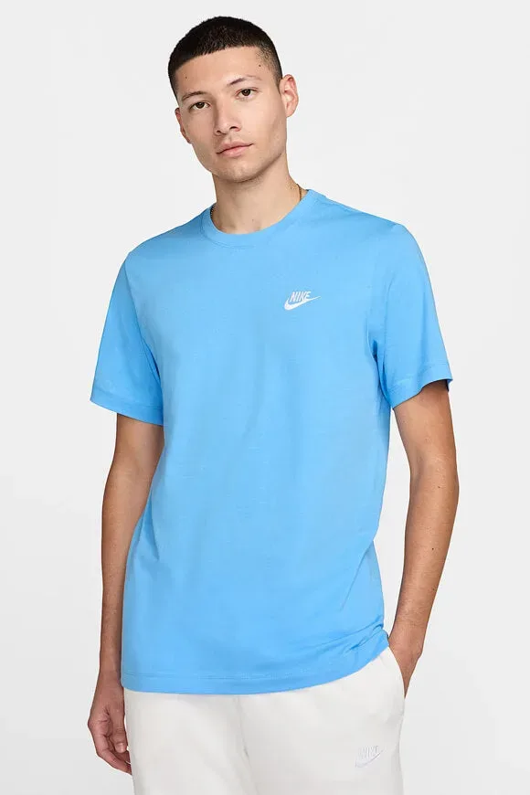 Nike Sportswear Club T-Shirt - University Blue S Herren