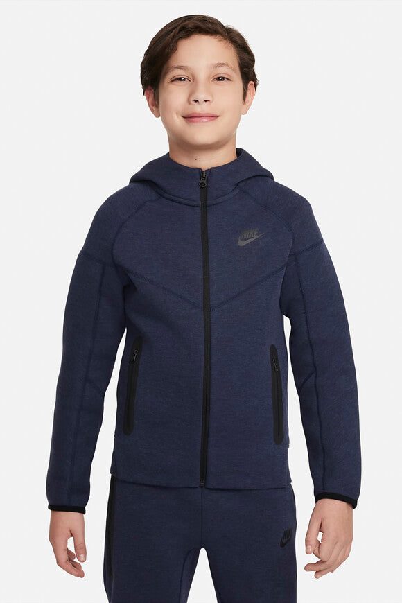 Nike Sportswear Tech Fleece Kapuzensweatjacke - Obsidian Heather M Kids
