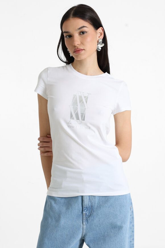 Armani Exchange T-Shirt - Optic White XS Damen