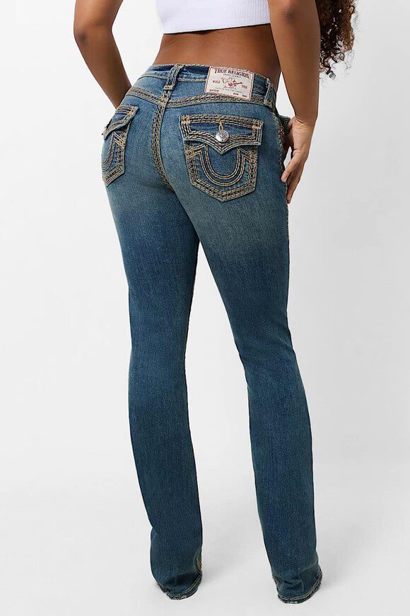 True Religion Becca Bootcut Jeans - Medium Blue 24 Damen