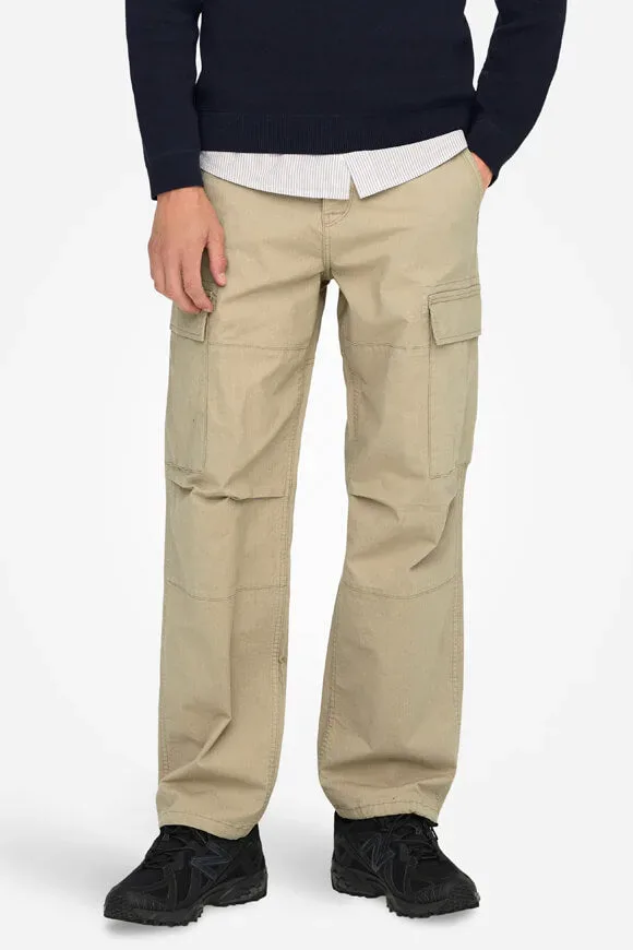 Only & Sons Ray Loose Fit Cargohose L32 - Chinchilla 28 Herren