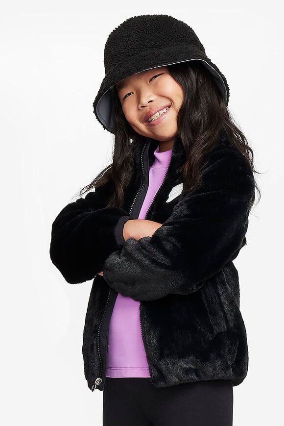 Nike Kids Kunstpelzjacke - Black 3y