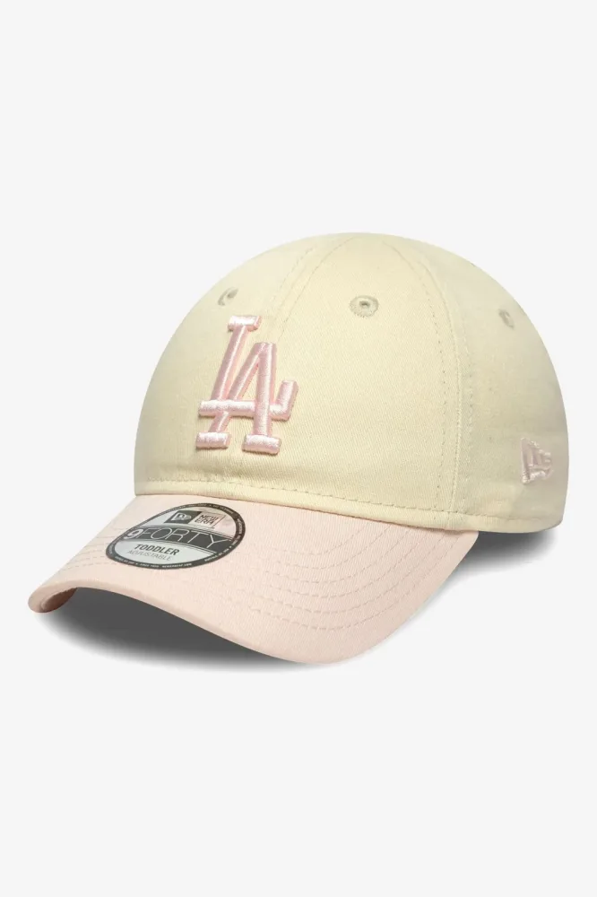 New Era 9Forty Kids Cap / Scratchback - Beige + Rose Einheitsgroesse