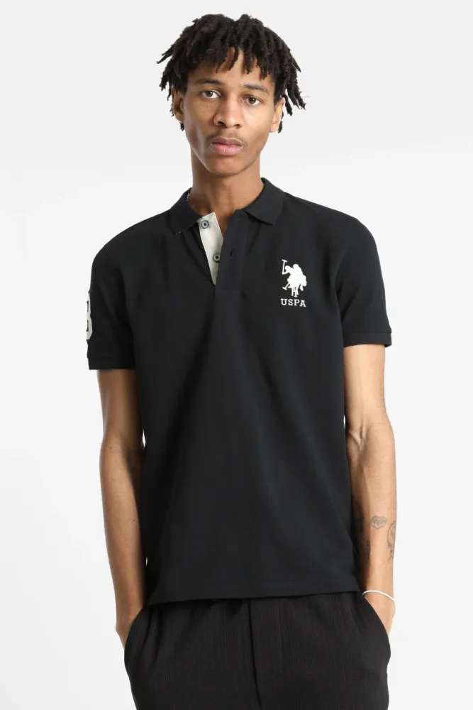 U.S. Polo Assn. Kory Poloshirt - Black L Herren