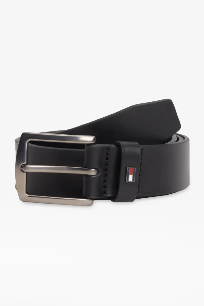 Tommy Jeans Denton Ledergürtel - Black 85 Herren