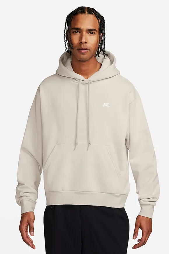 Nike SB Fleece Oversize Kapuzensweatshirt - Light Orewood Brown S Herren