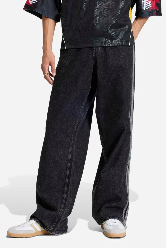 Adidas Originals Firebird Regular Fit Jeans - True Black Denim 33 Herren