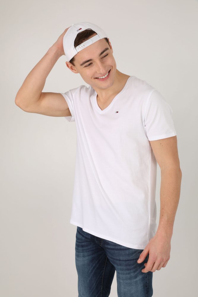Tommy Jeans T-Shirt - Weiss S Herren