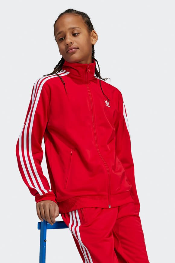 Adidas Originals Adicolor Firebird Oversize Trainingsjacke - Better Scarlet 140 Kids