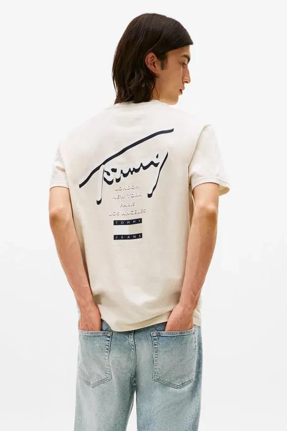 Tommy Jeans T-Shirt - Desert Sand L Herren
