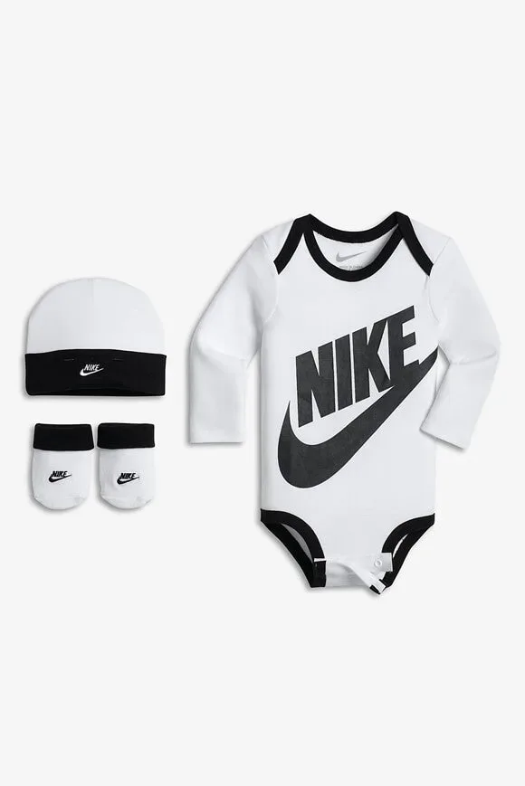 Nike Baby-Set - White + Black 0m