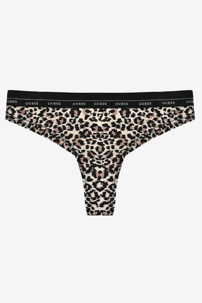 Guess Jane String - Leopard + Pink S Damen