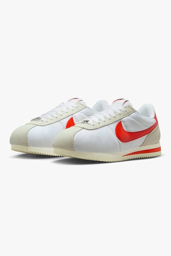 Nike Cortez Sneaker - White + Picante Red + Sail EU37.5 Damen