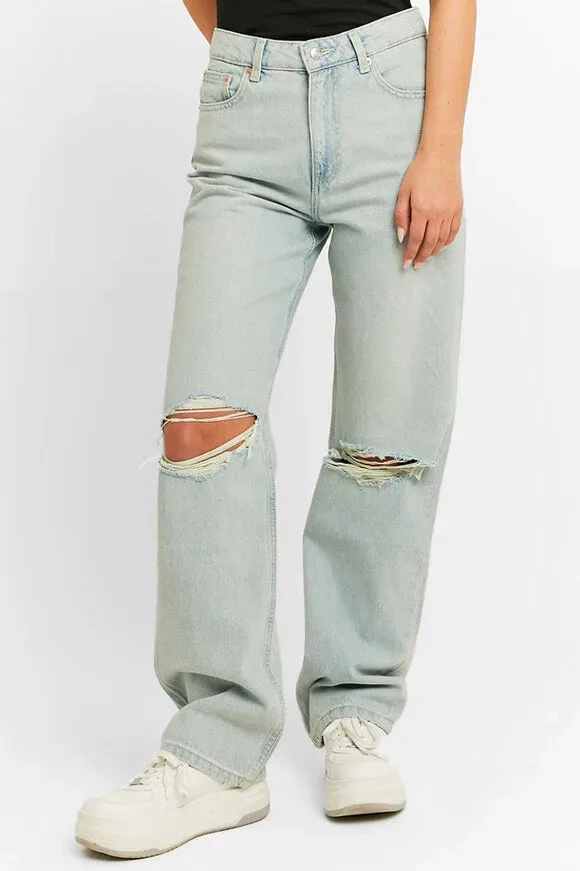 Tally Weijl Straight Leg Jeans - Light Blue 32 Damen
