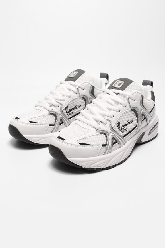 Karl Kani Prime Runner Sneaker - White + Grey + Black EU36 Kids