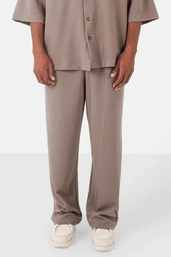 Sixth June Hose aus Seersucker - Taupe S Herren