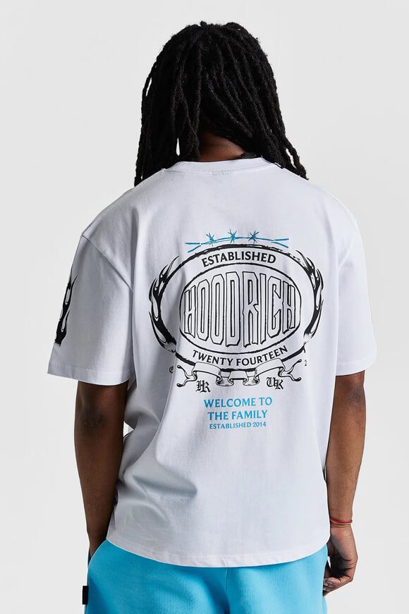 Hoodrich Oversize T-Shirt - White M Herren