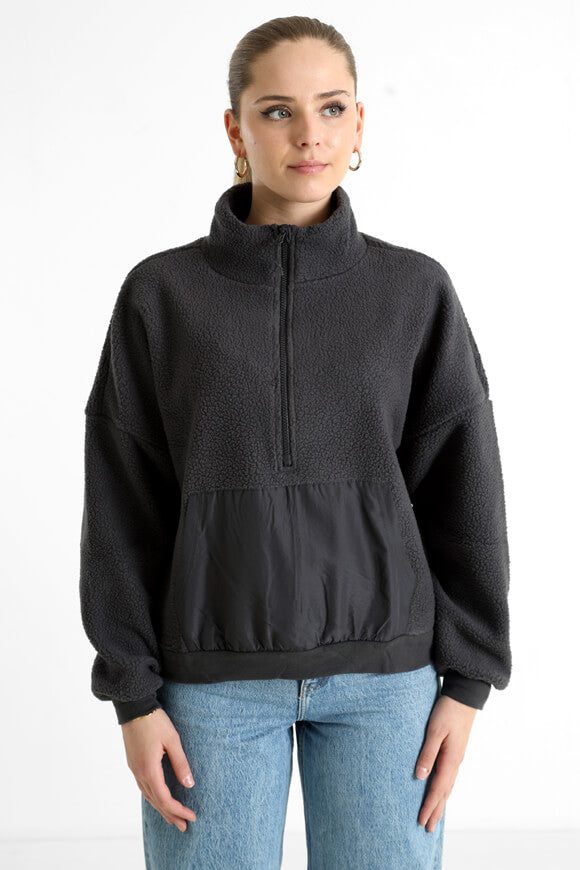 Only Lia Teddy Sweater - Phantom M Damen