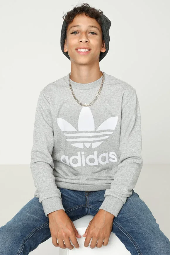 Adidas Originals Sweatshirt - Grau meliert 146 Kids