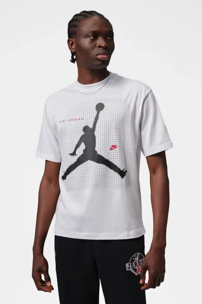 Jordan Air T-Shirt - White M Herren