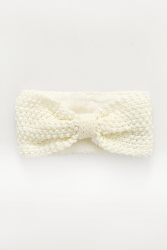 No Label Stirnband - Offwhite Einheitsgroesse Damen