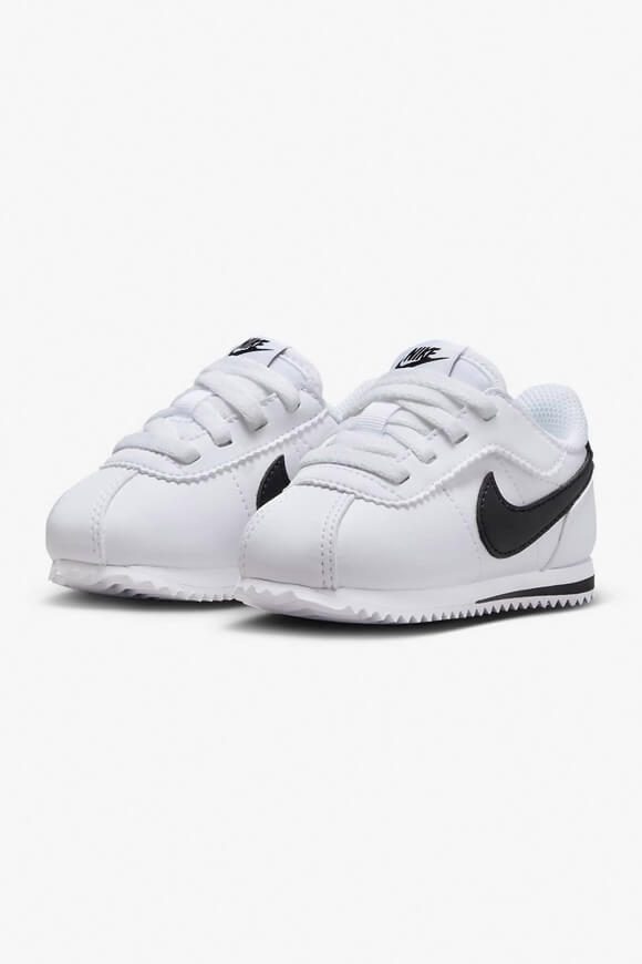 Nike Cortez Easyon Baby Sneaker - White + Black EU22