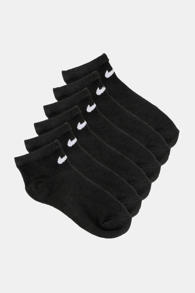 Nike Sechserpack Kids Socken - Schwarz 4y