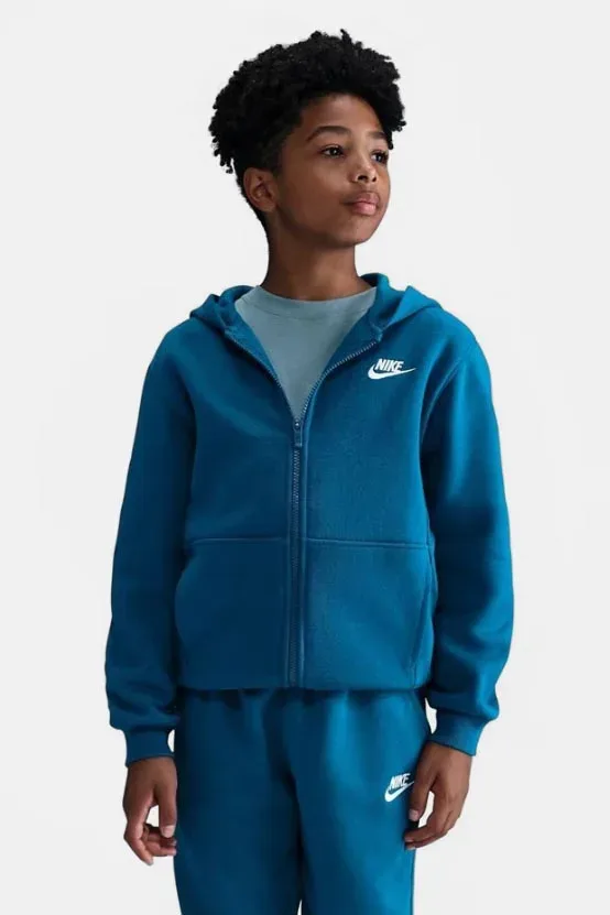 Nike Sportswear Club Fleece Kapuzensweatjacke - Petrol XL Kids