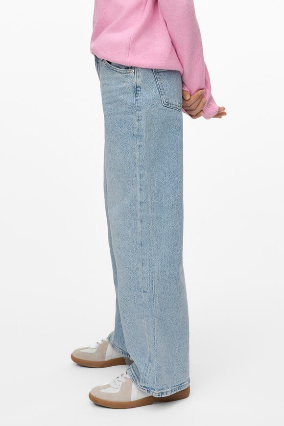 Vero Moda Tessa Wide Leg Jeans - Light Blue Denim 146 Kids