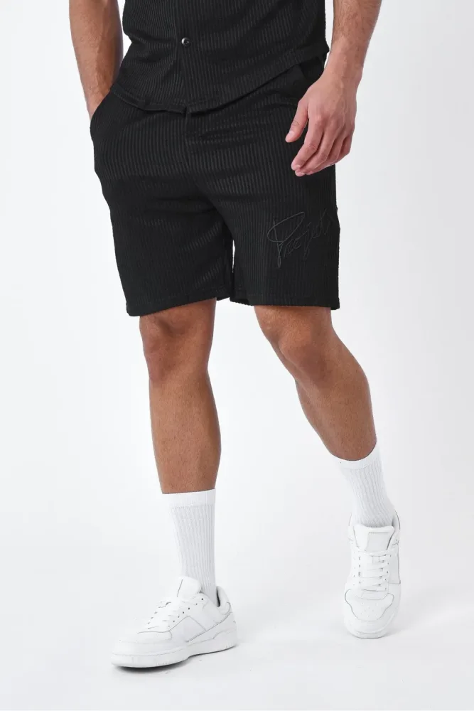 Project X Paris Shorts mit Strukturstoff - Black XL Herren
