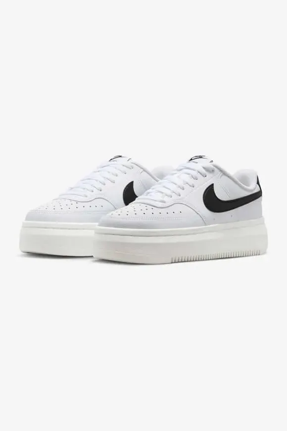 Nike Court Vision Alta Sneaker - White + Black EU36.5 Damen