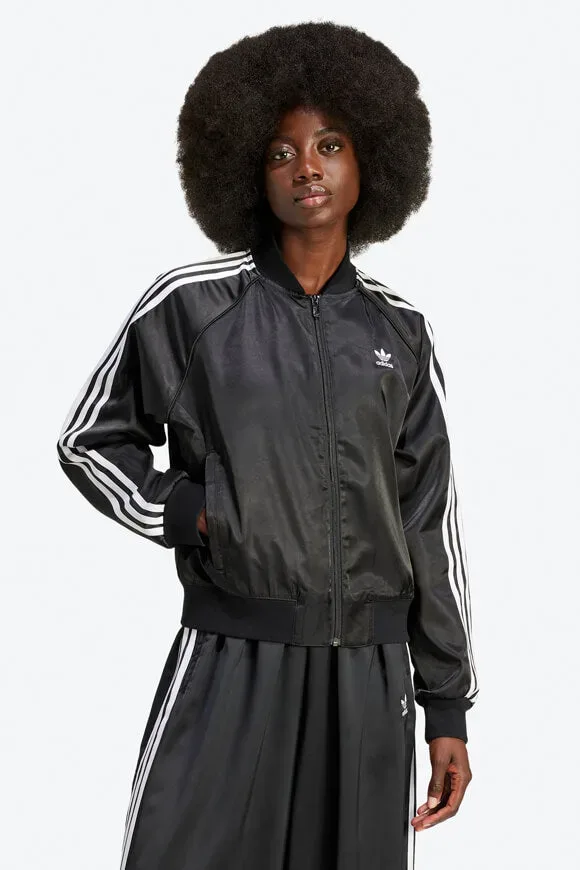 Adidas Originals Satin Bomberjacke - Black S Damen