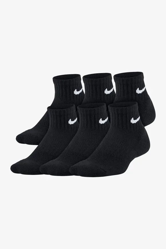 Nike Sechserpack Socken - Black EU38-42