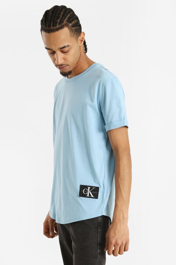 Calvin Klein Jeans T-Shirt - Dusk Blue XS Herren