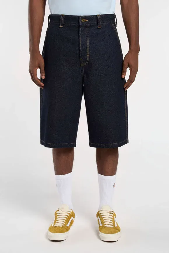 Dickies Madison Jeans Bermudashorts - Dark Blue Denim 30 Herren
