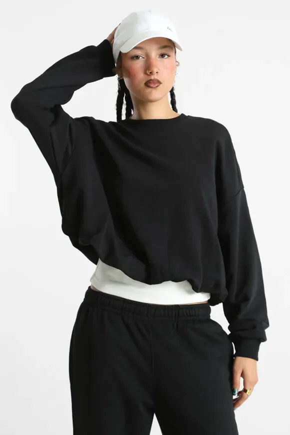 Only ONLFIE Balloon Sweatshirt - Black L Damen