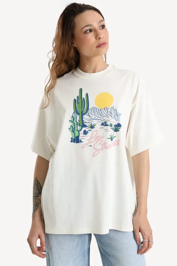 Levi's Oversize T-Shirt - Americana Desert S Damen